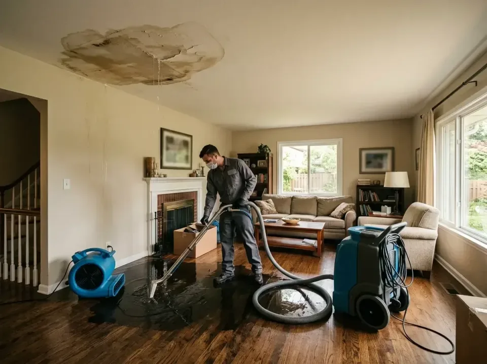 attic-pipe-burst-ceiling-drip-008 — frequently asked questions, Water Damage Restoration & Carpet Care in Cherry Grove, OH